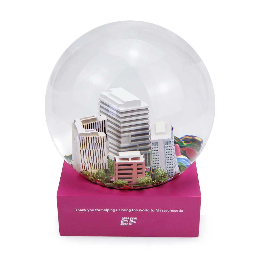 Graduation Commemorative Snow Globe 100mm School Culture