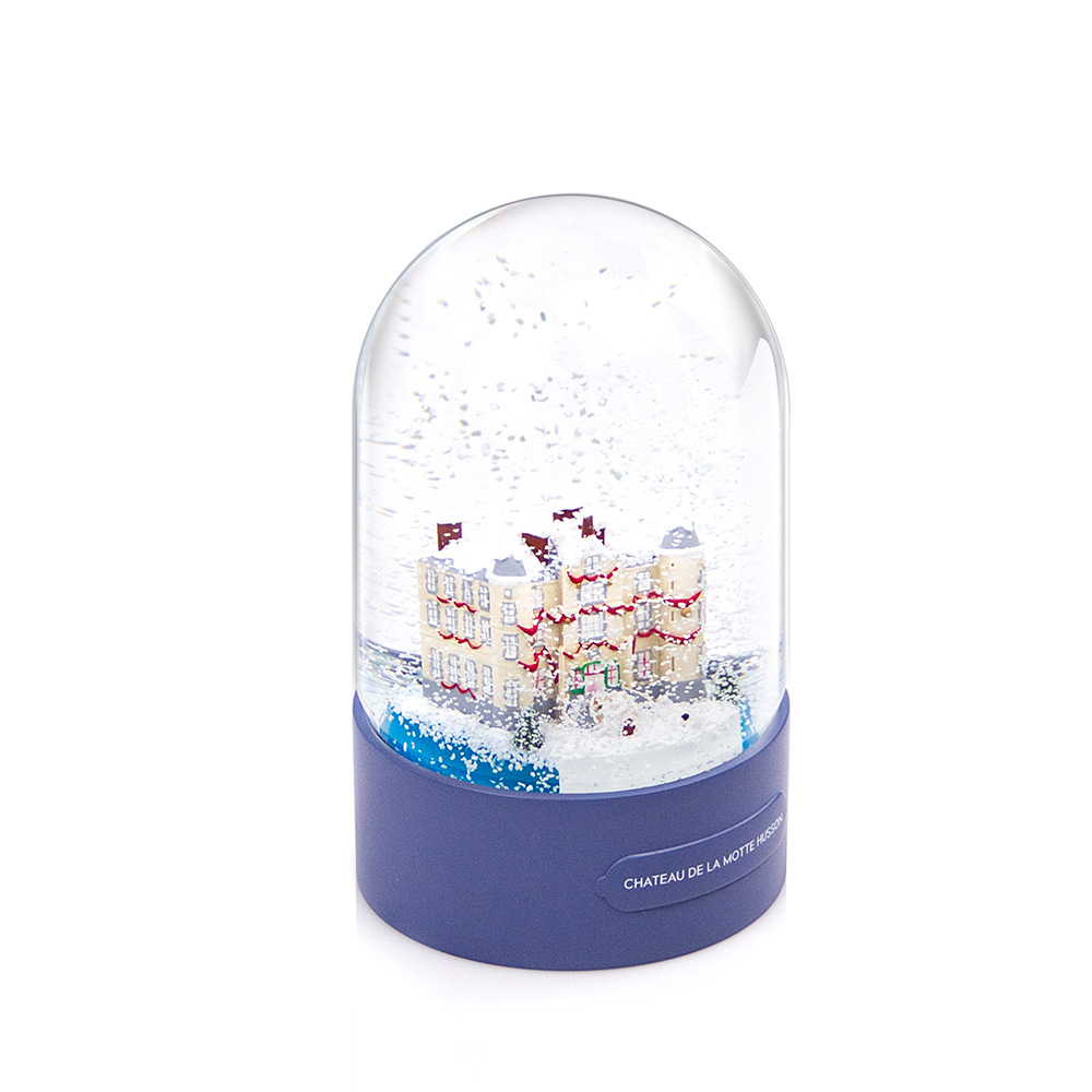 Glass Snow Globe Customized Motel Husen Castle Hotel