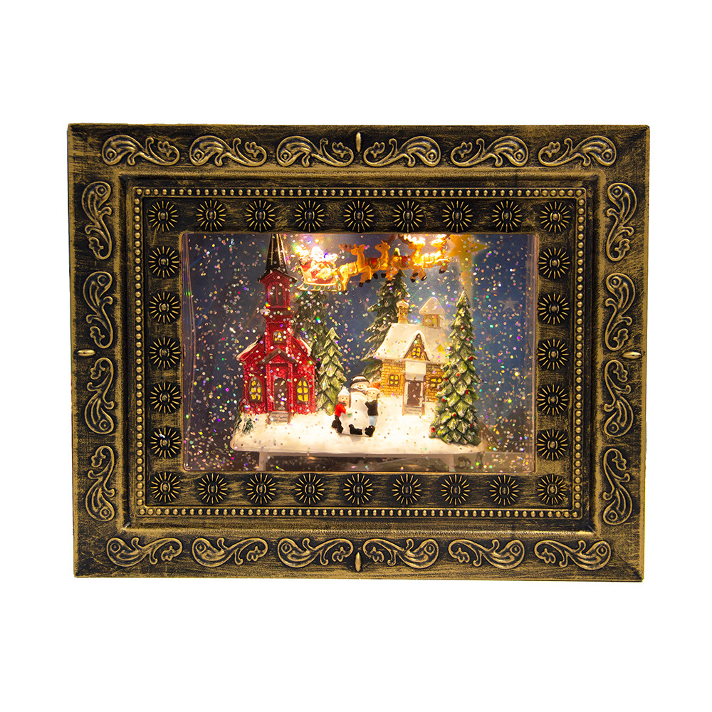 2Photo frame Christmas modeling home furnishing gift box gift European style