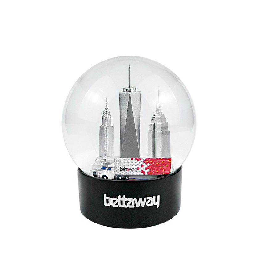 Customized building snow globe 