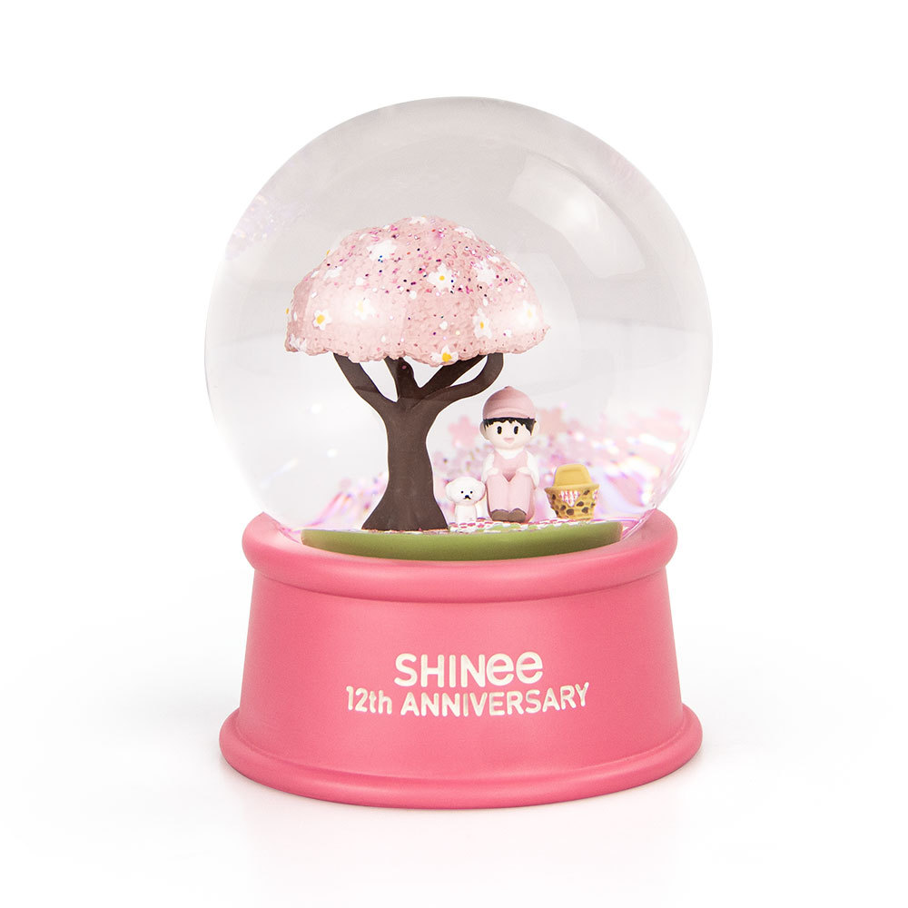 Cherry Blossom Tree Character Anime Snow Globe Ornament