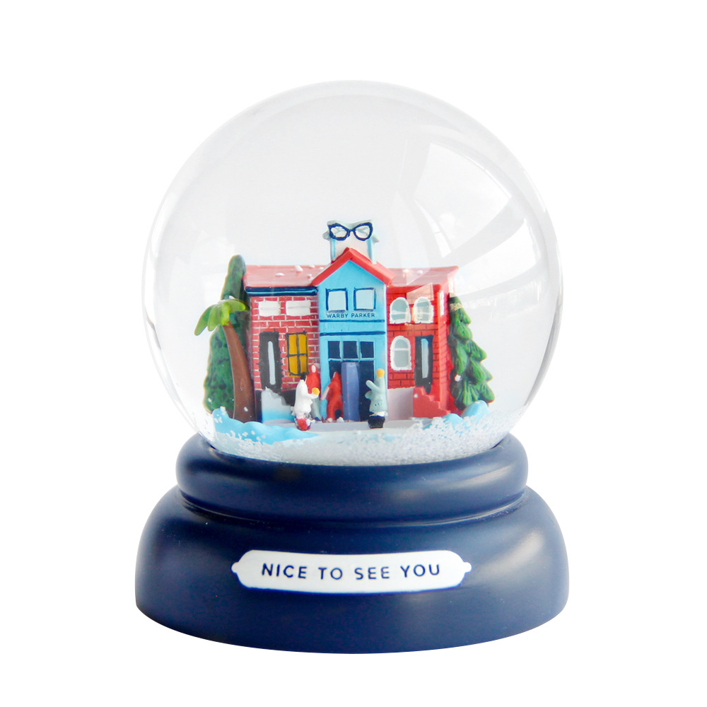 Warby Parker Resin Water Globe 100mm