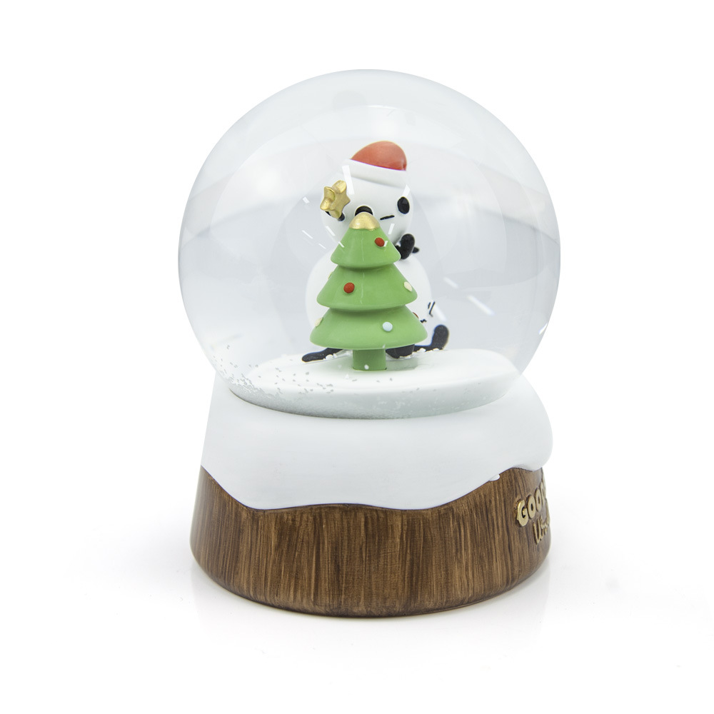 Snowman 100MM Crystal Ball