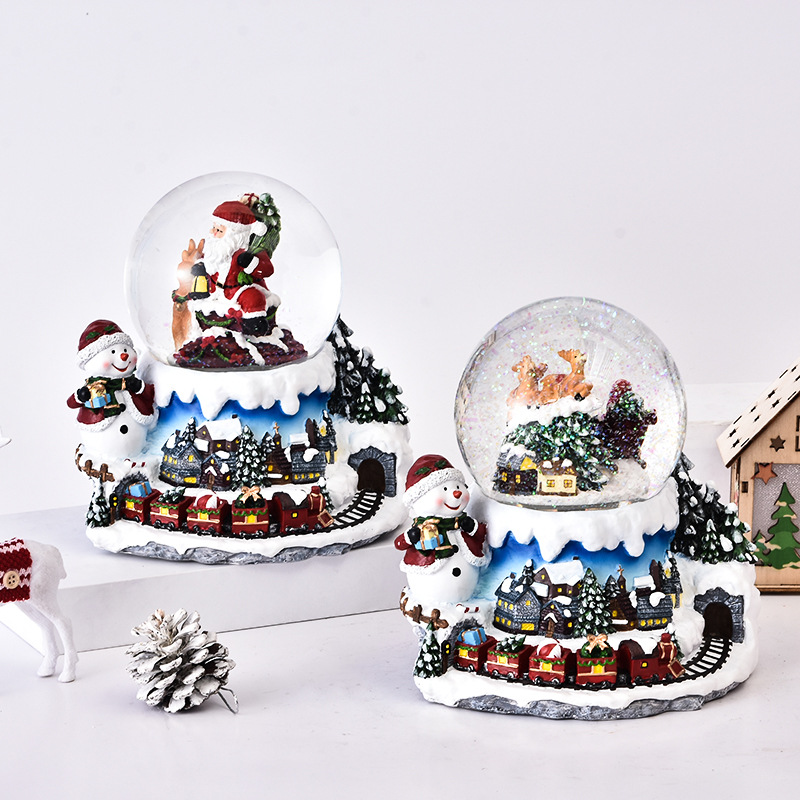 30.Christmas Snowman Resin Crafts Customized