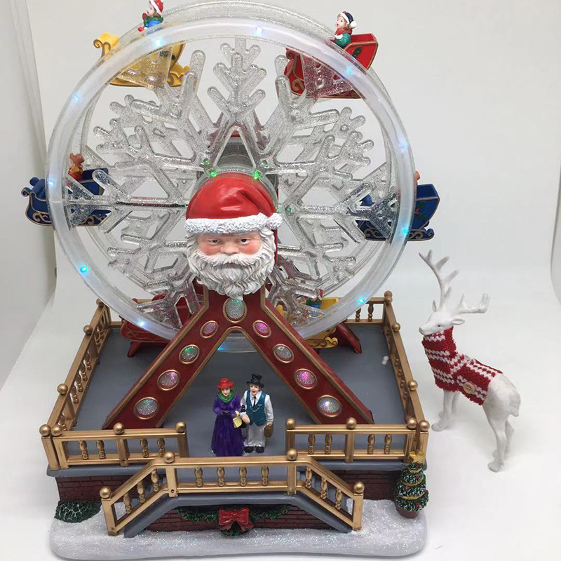 C21. Spinning Ferris Wheel Santa Claus