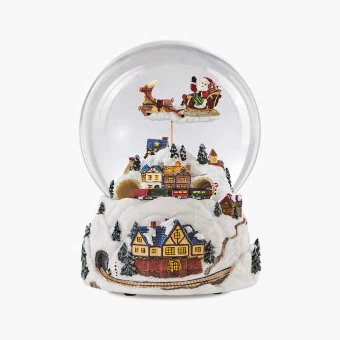 Christmas Crystal Ball Music Box for Girlfriend