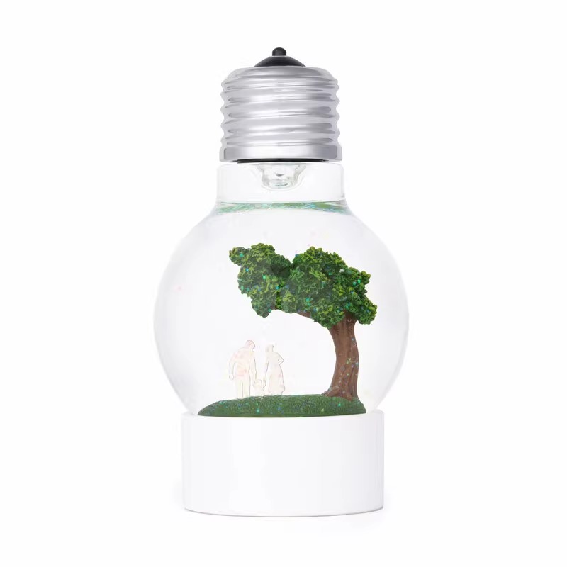 Snow Globe Light bulb modeling