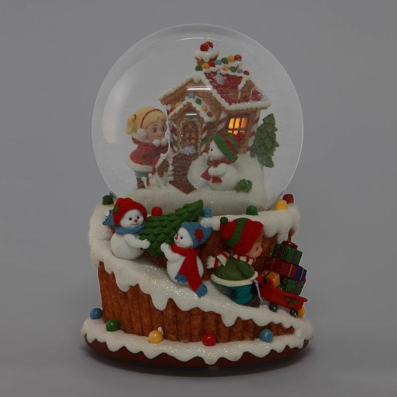 snow globe  Christmas Gift Cookie House